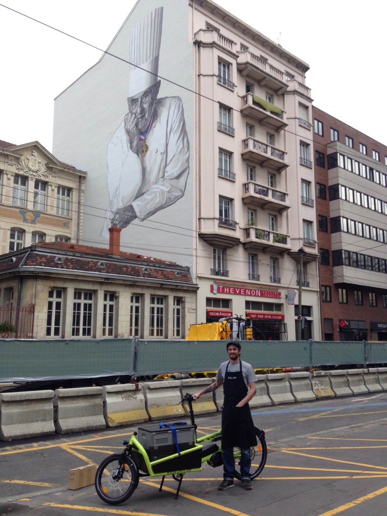 vélo triporteur à Lyon